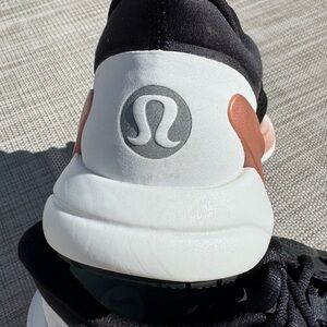 lululemon athletica Women's Athletic Shoes - Black and White Rose-Gold